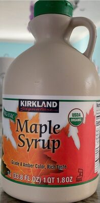 kirkland signature organic maple syrup
