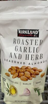 Roasted Garlic and Herb Seasoned Almonds