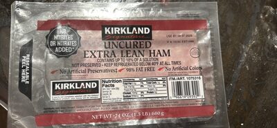Uncured Extra Lean Ham