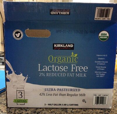 Organic lactose Free