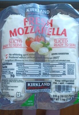 Sliced Fresh Mozzarella