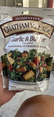 Garlic & Butter Flavored Traditional Cut Baked Croutons