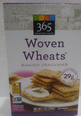Woven Wheats Baked Crackers