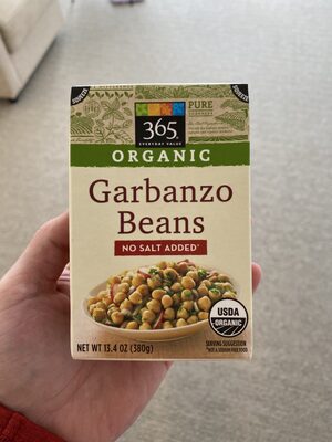 365 everyday value, organic garbanzo beans