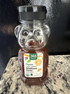 Organic mountain forest honey