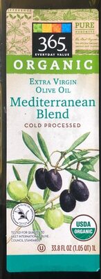 365 everyday value, 100% mediterranean blend extra virgin olive oil