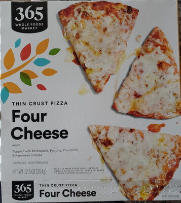 Four Cheese Thin Crust Pizza