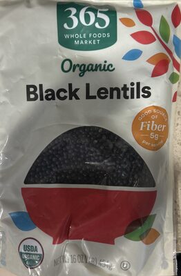 Organic Black Lentils