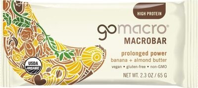 Organic Macrobar Banana + Almond Butter