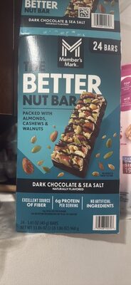 THE BETTER NUT BAR DARK CHOCOLATE & SEA SALT