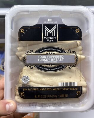 Four Peppered Turkey Breast