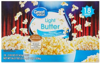 Light Butter Flavored Microwave Popcorn