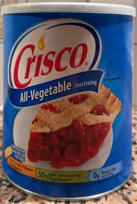 Crisco all vegatable shortening