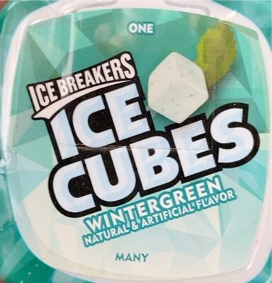 Ice breakers ice cubes wintergreen