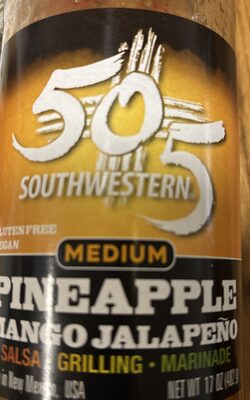 Hatch valley medium pineapple mango jalapeno salsa, pineapple mango