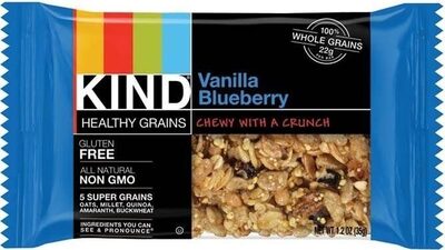 Healthy Grains Bar Vanilla Blueberry