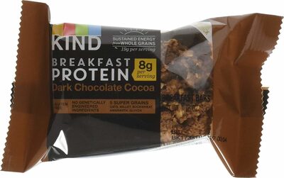 Breakfast Bar Dark Chocolate Cocoa Protein