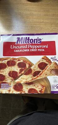 Uncured Pepperoni Cauliflower Crust Pizza