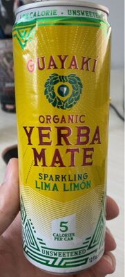 Organic Sparkling Lima Limon Yerba Mate