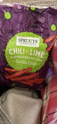 Chili & Lime Flavored Rolled Corn Tortilla Chips