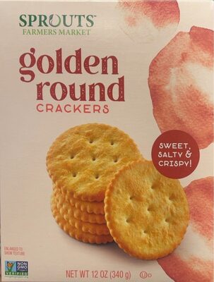 Golden Round Crackers