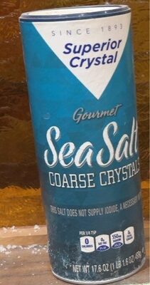 Gourmet Sea Salt Coarse Crystals