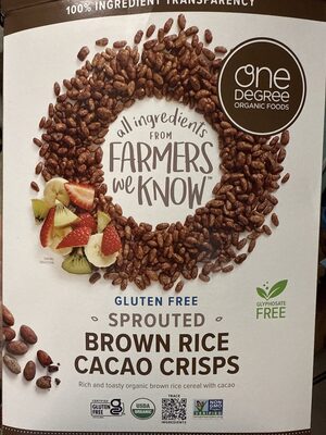 Sprouted Brown Rice Cacao Crisps