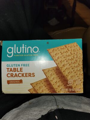 Glutino, premium squares gluten free table cracker, original