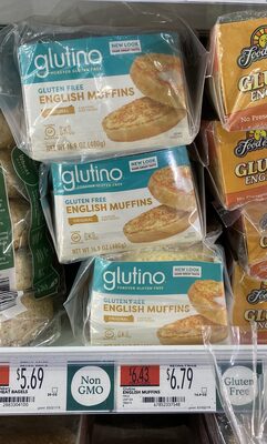 Glutino, english muffins, original