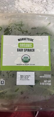 Organic Baby Spinach
