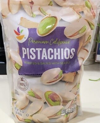 Premium California Pistachios Roasted & Salted With Sea Salt
