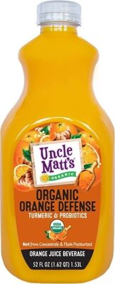 Organic orange defense juice