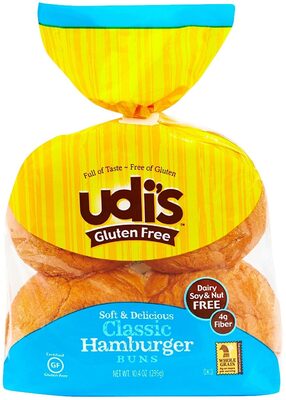 Udi's, classic hamburger buns