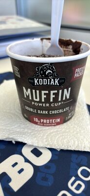 Muffin Power Cup Double Dark Chocolate