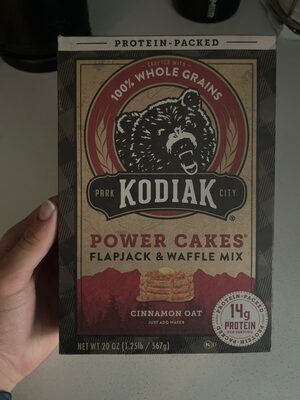 Cinnamon oat flapjack & waffle mix, cinnamon oat