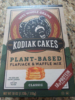 Kodiak Cakes plant-based flapjack & waffle mix