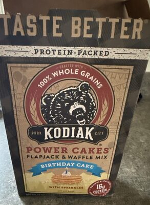 Power cakes flapjack & waffle mix birthday cake