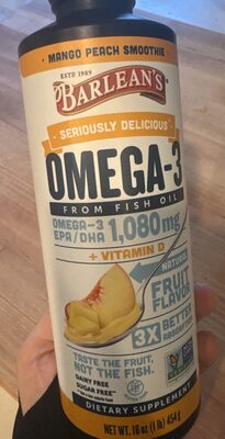 Seriously Delicious Omega-3 Mango Peach