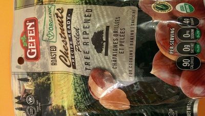 Organic roasted chestnuts