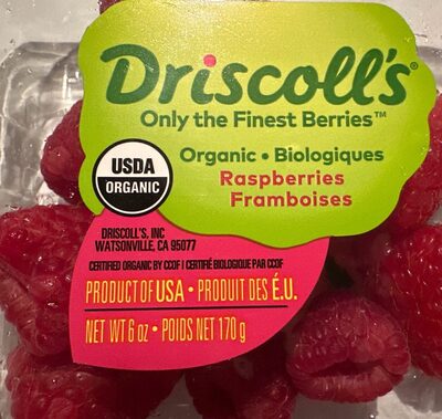 Driscoll's Organic Raspberries