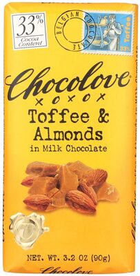 Toffee & Almonds In Milk Chocolate