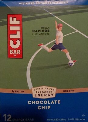 Clif chocolate chip energy bars