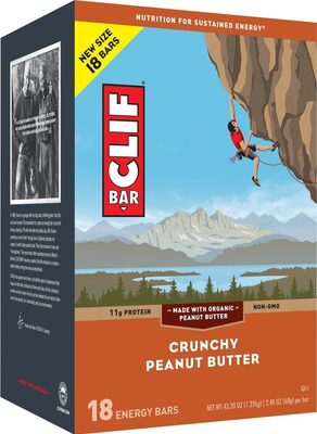 Crunchy peanut butter energy bars bars