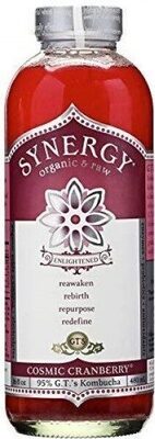 Synergy organic cosmic cranberry kombucha