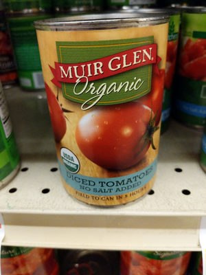 Organic diced tomatoes