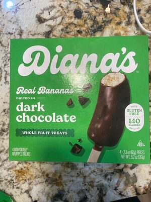 Bananas Dipped In Dark Chocolate