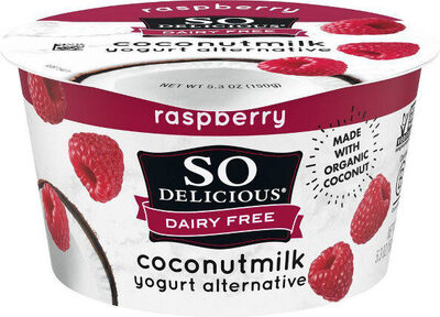 Coconutmilk Yogurt Alternative, Raspberry