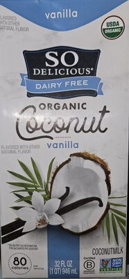 Coconut Milk Beverage Vanilla Shelf Stable