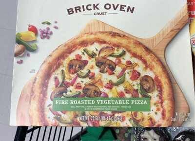 Fire roasted vegetable pizza