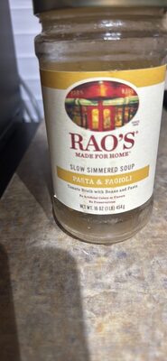 SLOW SIMMERED SOUP PASTA & FAGIOLI